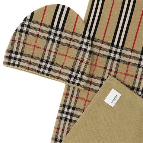 burberry scarf and hat set|Burberry check scarf.